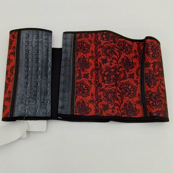 Squeez Me Skinny Tribal Red 10 inch Waist Trainer  Size 2XL  NWT - Picture 4 of 8